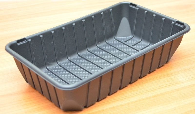 Corn starch meat trays for the food industry